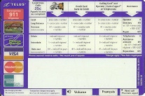 nortel millennium payphone Insert Instruction Card