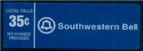 SBC Upper Payphone  Instruction Card