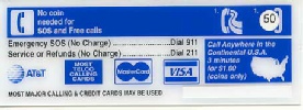  Payphone  Instruction Card AT&T