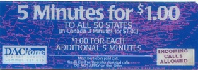  Instruction Card Payphone Insert