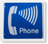 Payphone sign