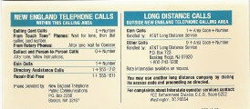  Instruction Card Payphone Insert