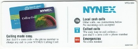 NYNEX Upper Payphone  Instruction Card