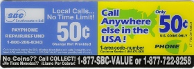 Payphone  Instruction Card Payphone Insert SBC