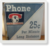 Payphone sign
